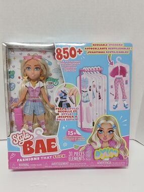 Style BAE Dylan Fashion Doll - Pink, Light Blue, Blonde New In The Box